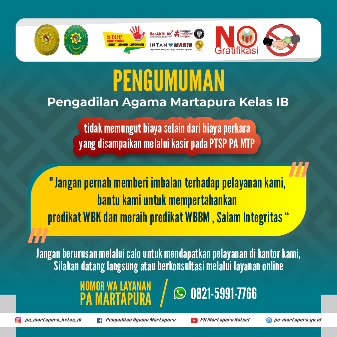 Flayer Gratifikasi